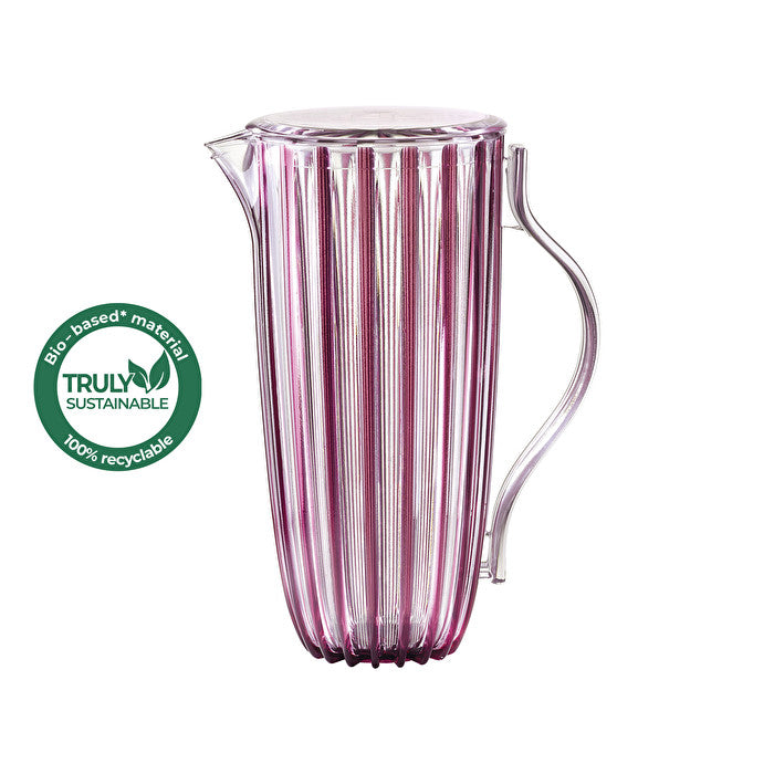 Pitcher with lid Guzzini Dolcevita amethyst