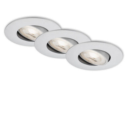 Lámpara de cosecha LED Ultraflache, Ø 9 cm, 5 W, Cromo Mate