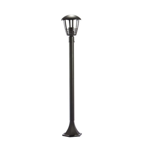 Outdoor street lamp in aluminum Black ETNA diameter 4 x h100 cm