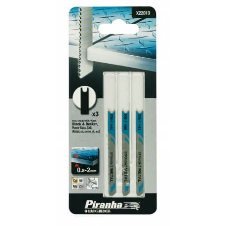 Piranha X22013 3 Milled Metal Blades T/Fine