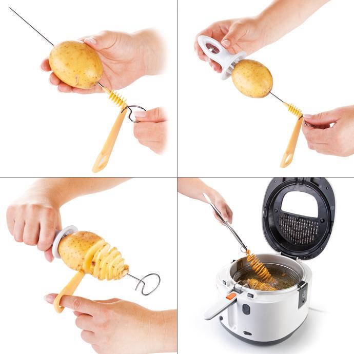 Spiral potato cutter 4 skewers Presto 24 cm