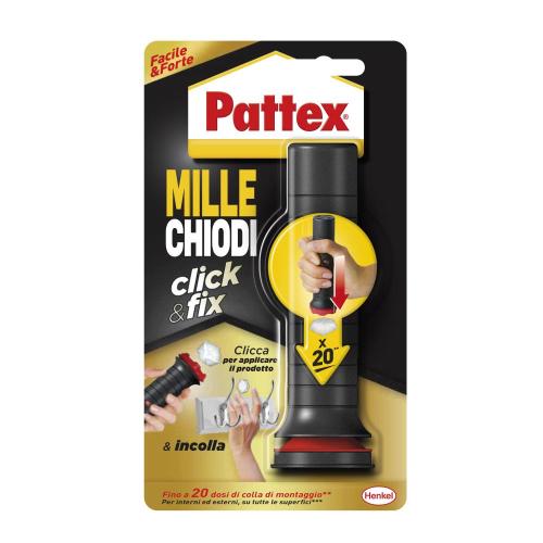 Pattex Millechiodi Cola de montaje Click & Fix 30g