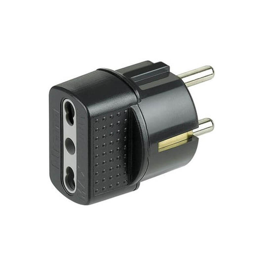 Adaptador Enchufe Schuko Y Toma Bip