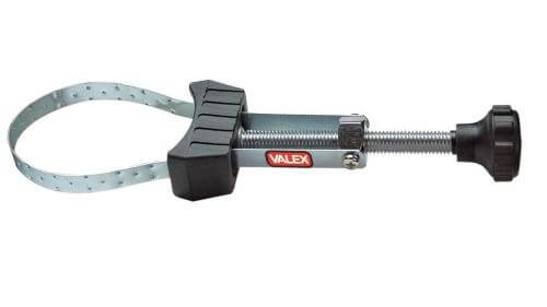 Llave de correa de banda ajustable Valex para desmontaje de filtro de aceite de coche