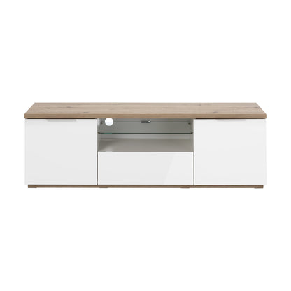 Mueble TV Mundi de 2 puertas y 1 abatible