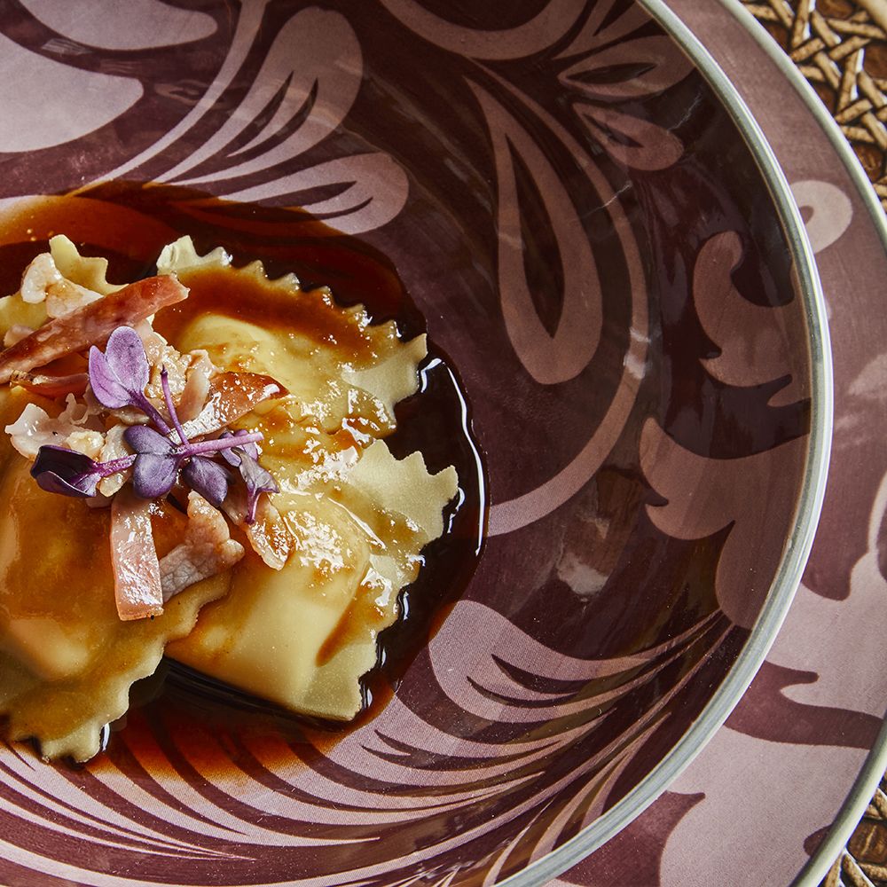 Plate Service 18 Pieces Louise O Acanto B Red Stoneware