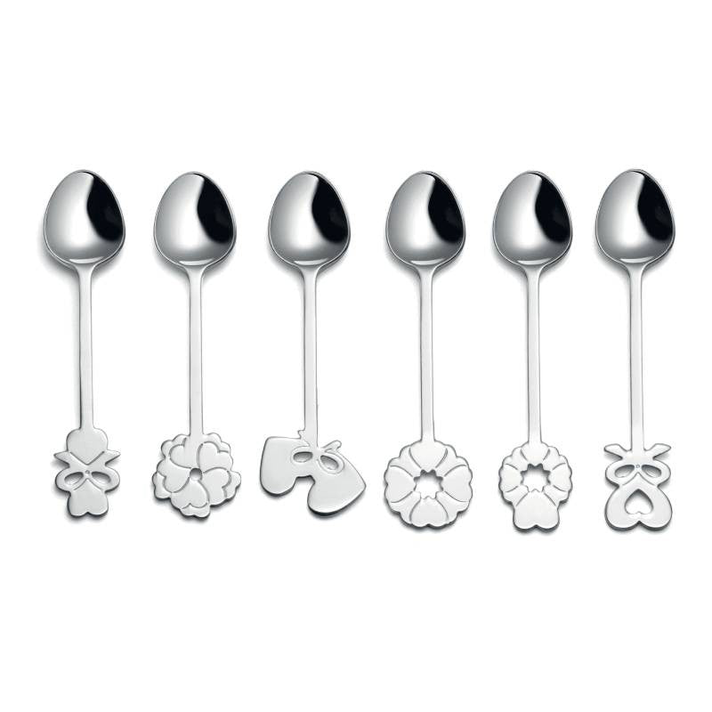 Set of 6 Love Guzzini teaspoons