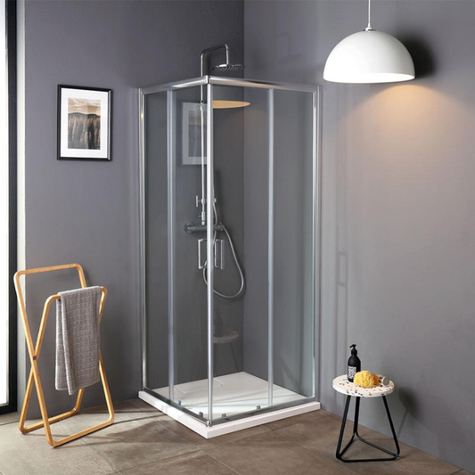 Luna glass shower box 80x80xH185 cm