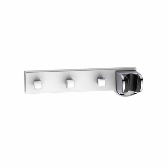 Tiltable Shower Support With Fixed Hooks