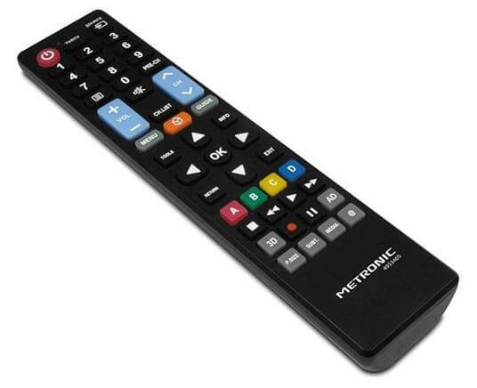 Metronic 495341 Ir Wireless Buttons Black Remote Control