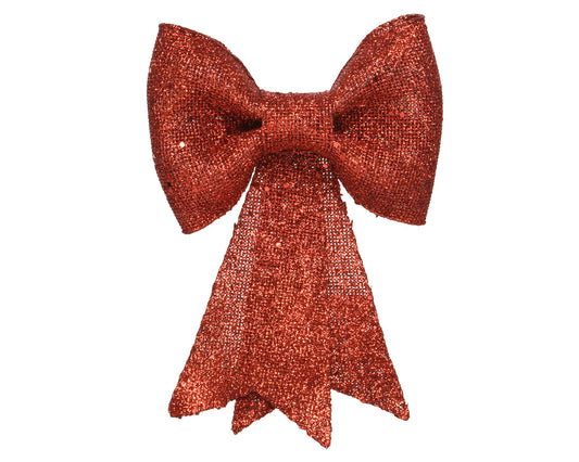 Sparkling Plastic Bow L 5 x W 22 x H 30 cm