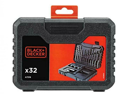 Black and Decker case with 32 accessories