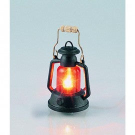 Battery operated metal lantern for 5 cm nativity scene