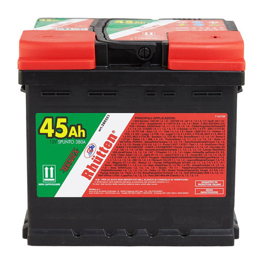 Rhutten car battery 45AH 380A