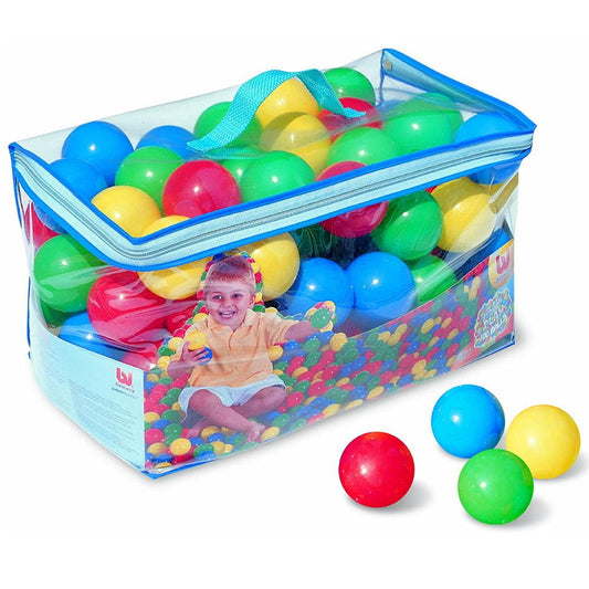 Pack of 100 multicolored colored balls