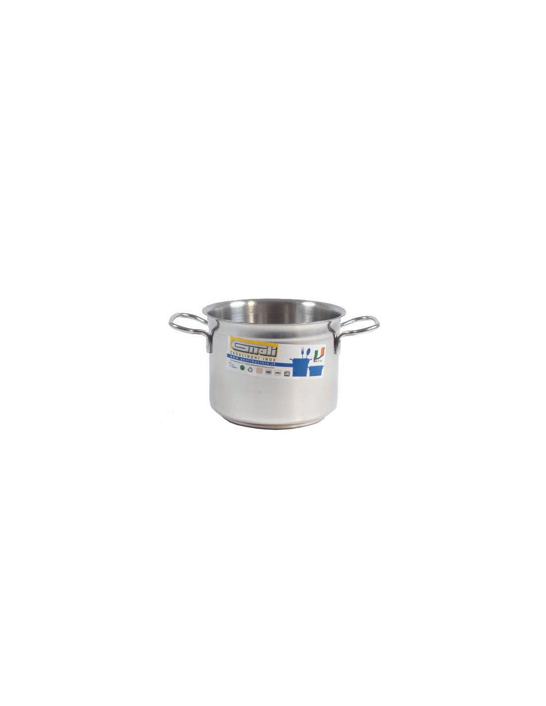 Realterm Pot in Stainless Steel D.14 cm Gnalì