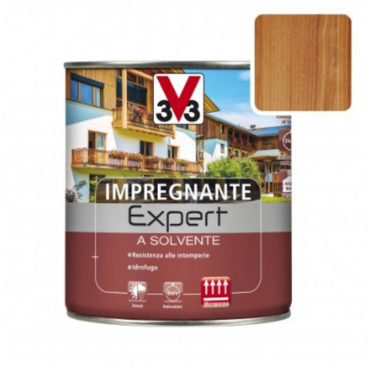 Impregnante protector para madera en base disolvente Expert nogal medio 3 litros