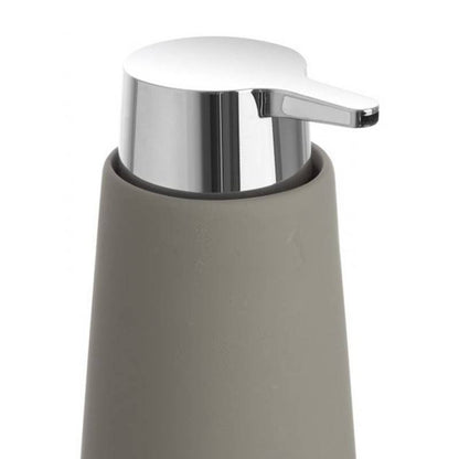 Gray soap dispenser from the Sidney series