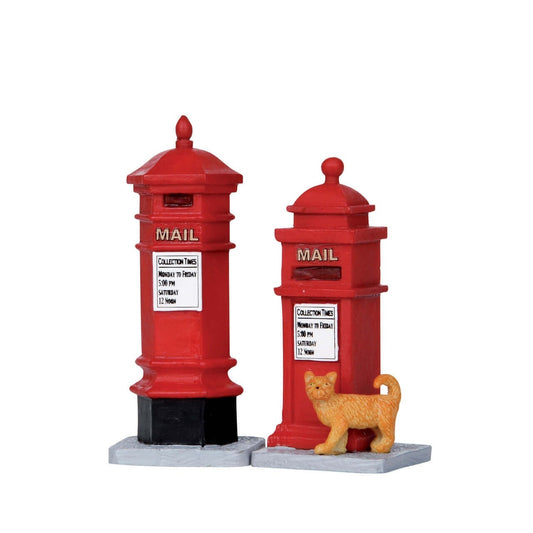 VICTORIAN MAILBOXES, SET OF 2