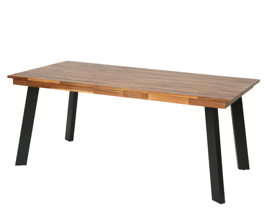 Outdoor table in acacia wood 180x90 cm