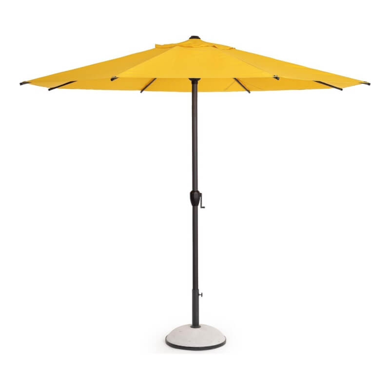 Rio umbrella with joint 3 meters Anthracite and Mimosa