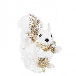 White Squirrel FAIRY TALE Christmas decoration 14x8x h16 cm