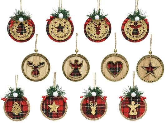 1 Uds perchas decorativas para árbol de Navidad