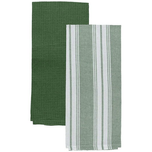 Set 2 Dishcloths Cm 50x70 Green