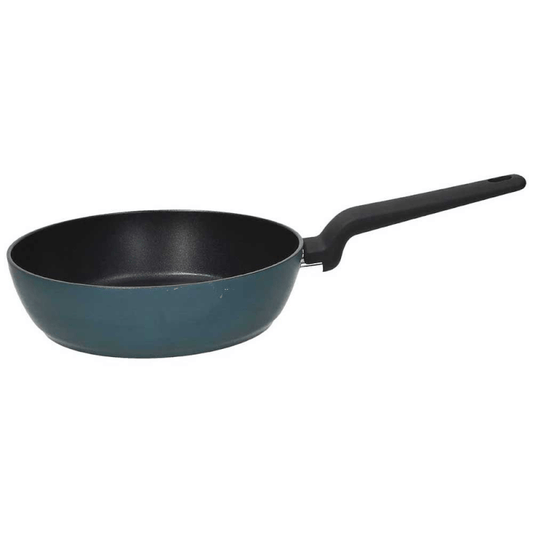 High Frying Pan 24 Cm Blue Aluminum