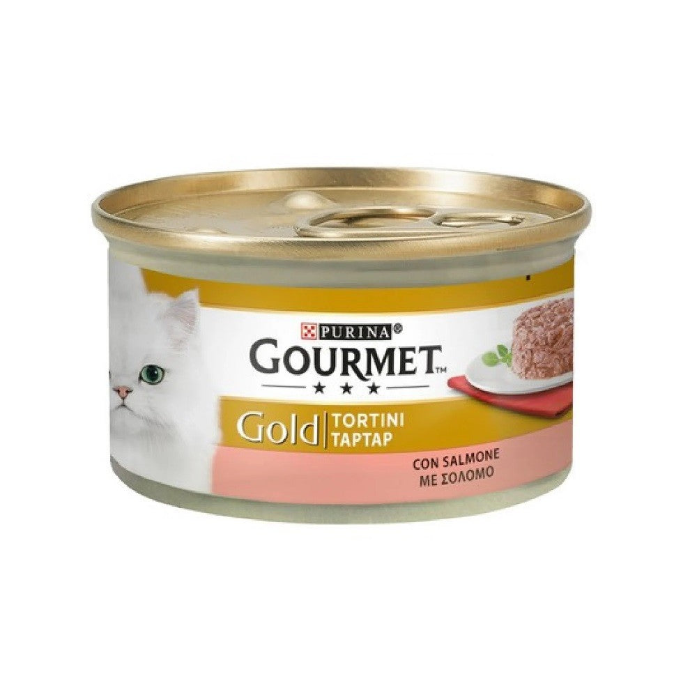 Gourmet Gold Cupcakes mit Lachs Purina 85 Gramm