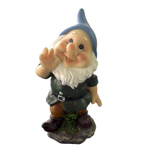 Dwarf with celestial hat garden statue 16x13,5x28H