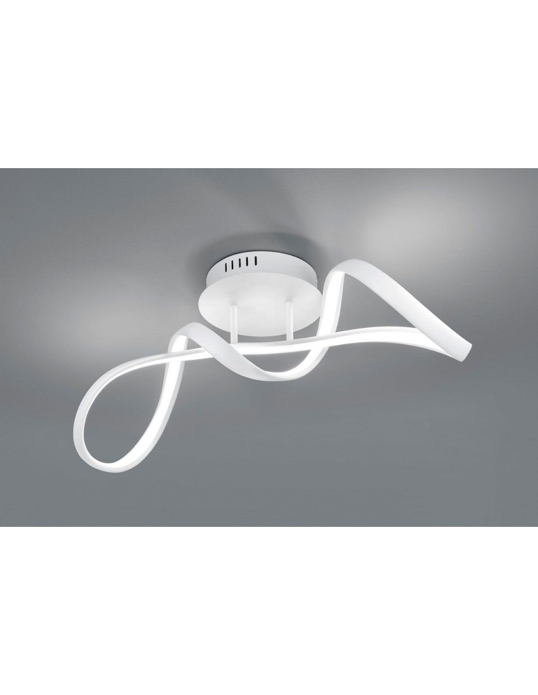 Deckenleuchte Perugia Design Bow White Led Dimmer 4000k Trio Lighting