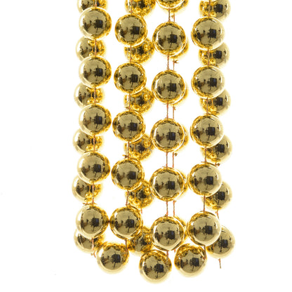 XXL pearl garland in shiny plastic L270 cm