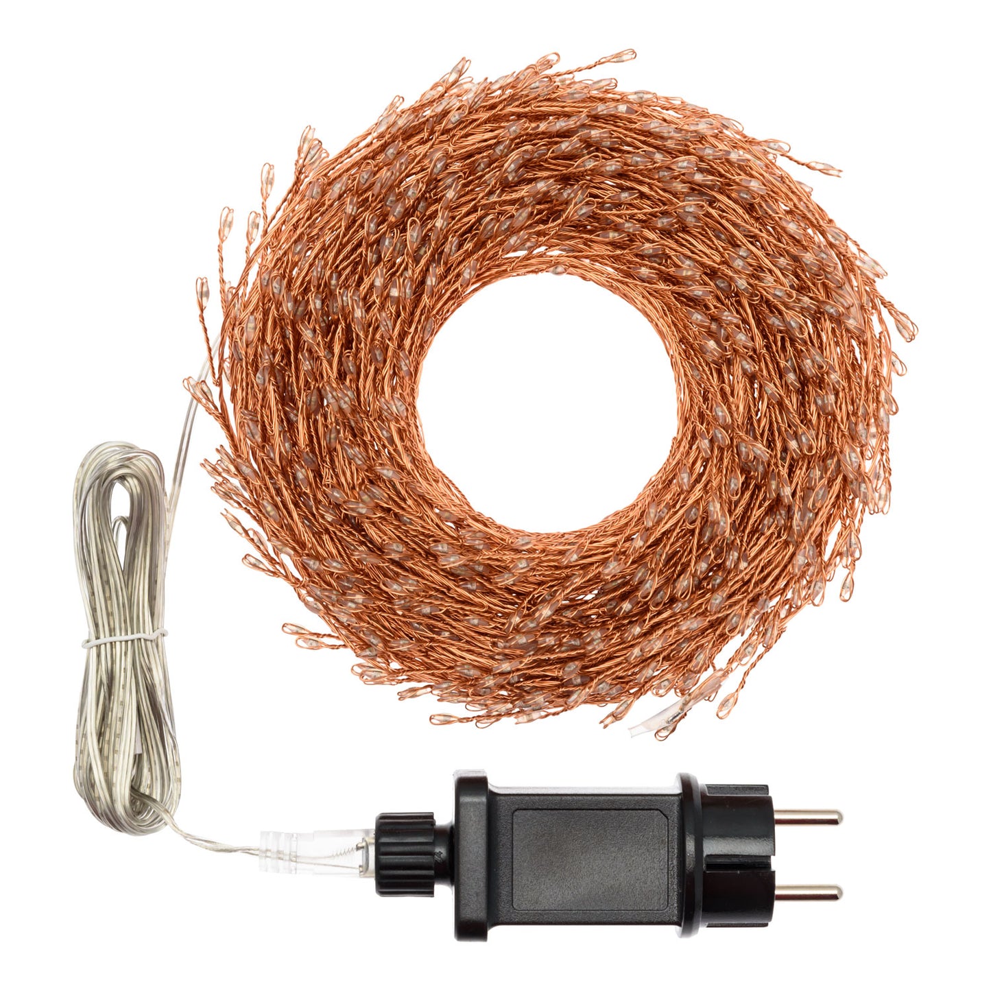 MiniCluster ø6cm M-MH Multiflash RGB 1000 MicroLED 4+20m Copper cable Christmas Lights