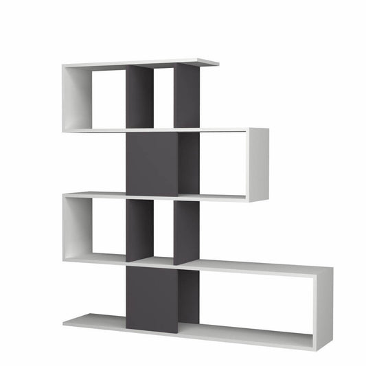 White cast iron bookcase 145x145x29 cm. AKTIF