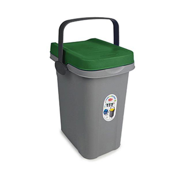 Home Eco System Waste Bin 7 Lt Green