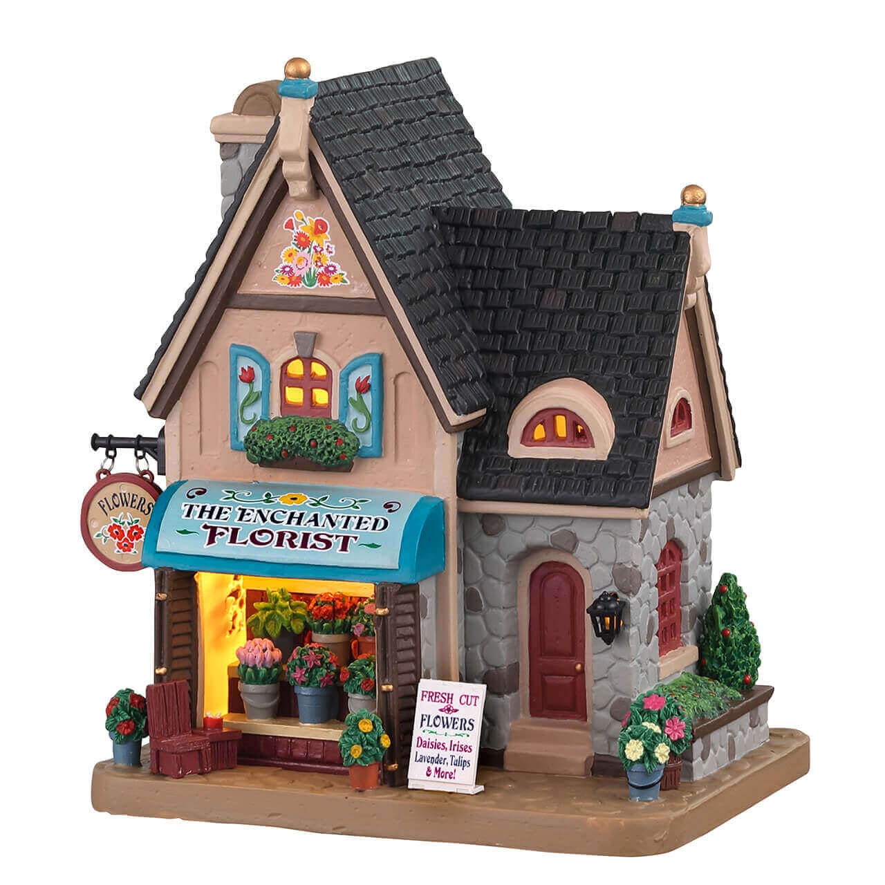 Enchanted Florist for Christmas Village