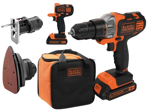 Multievo drill driver 1.5 Ah 18V Bleck and Decker