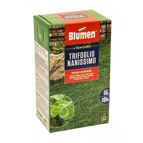 Blumen - Semillas de césped de trébol enano 200 g: ¡el secreto de un césped perfecto!