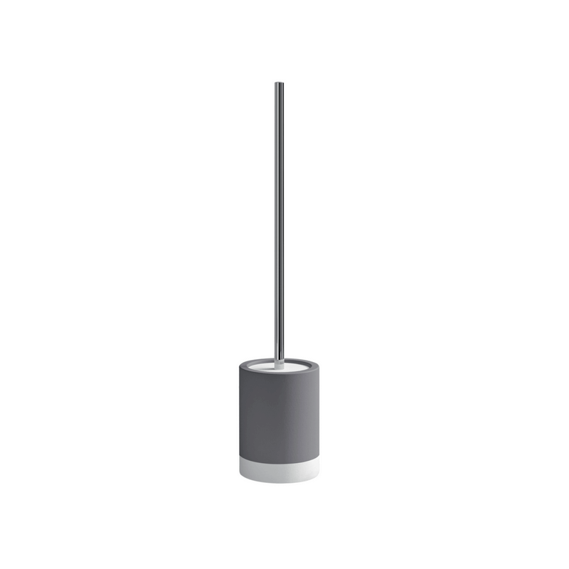 New Mizar Gray Ceramic Toilet Brush Holder