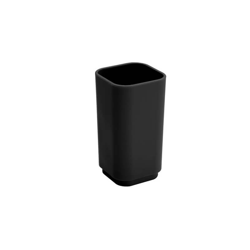 Black Seventy Free Standing Toothbrush Holder