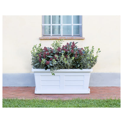 80 cm ice wooden planter for garden plants and flowers without saucer (product code 31182).