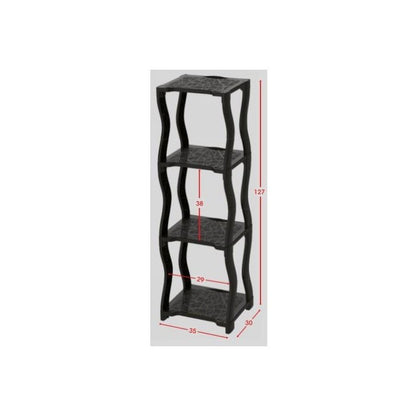 POKER SHELF CONTAINER 35 X 30 X 127 CM ANTHRACITE