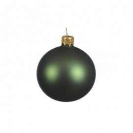 Bola Navidad cristal Verde Claro surtido Mate Brillante 8 cm