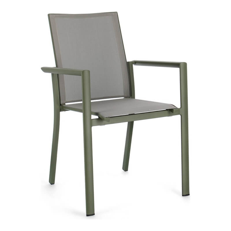 Silla Con Reposabrazos Konnor Verde