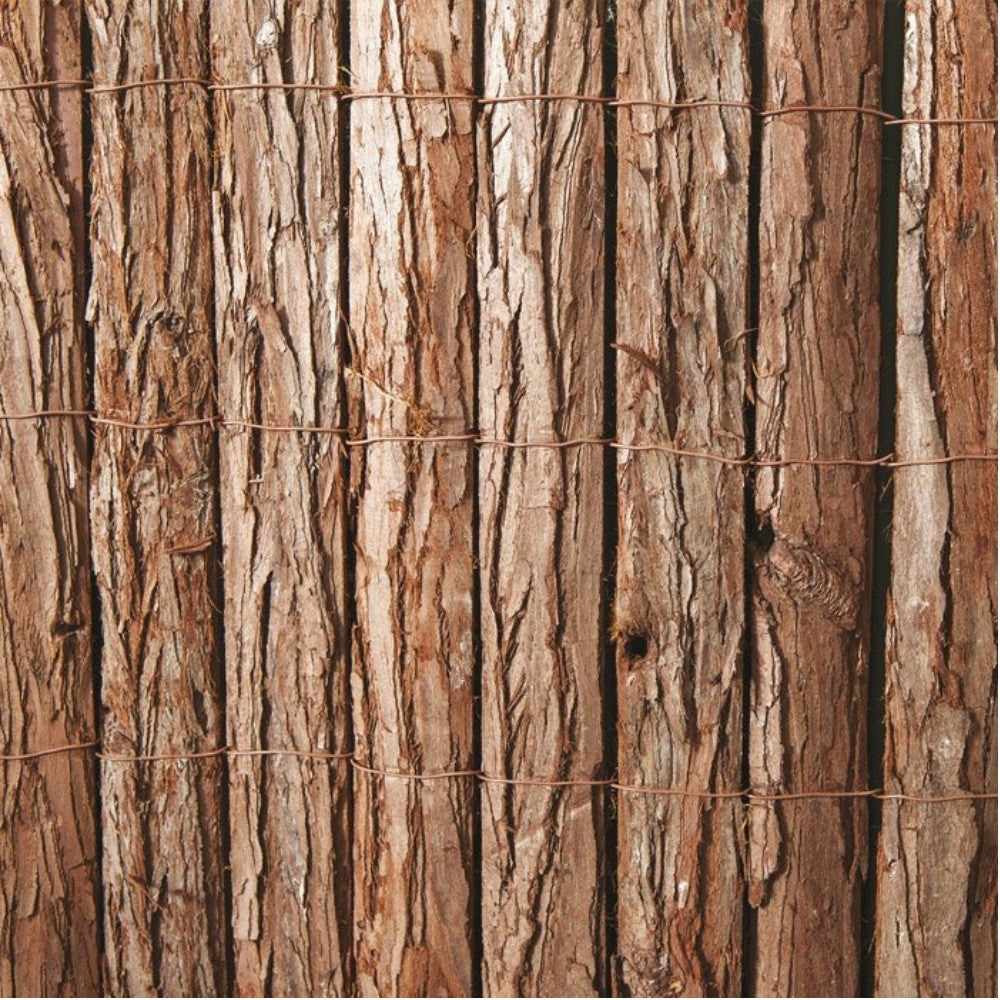 Arella Wood single-sided pine bark strips 1 x 3 meters Verdelook