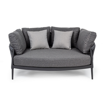 Schlafsofa C-C Rafael Antracite WG21 - 165x146x86 cm