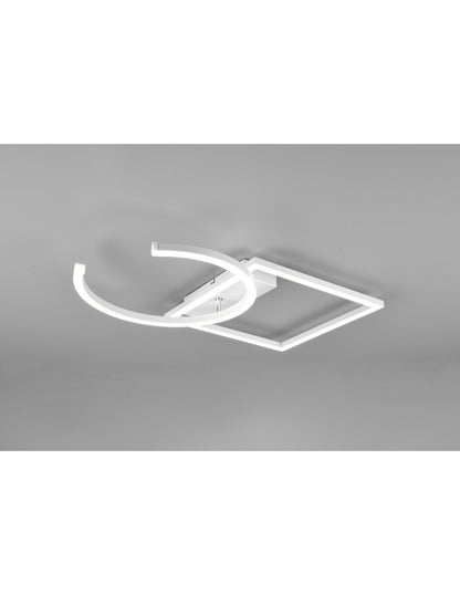 Plafoniera Pivot Led 23,5w Bianco L42 cm Dimmerabile Trio Lighting