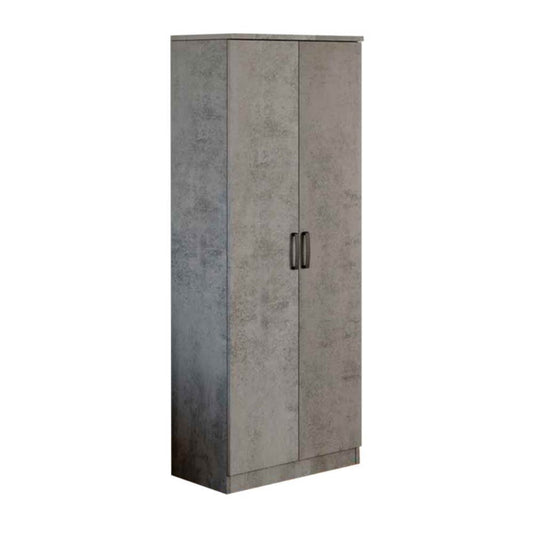 Gabriella multipurpose wardrobe 180 cm concrete