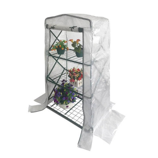 Folding greenhouse with 3 shelves 67 x 44 x 125 H centimeters